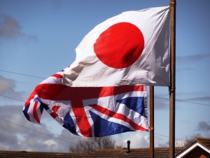 Flags flying high at Marigold Cottage Garden