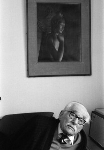 Bernard Leach photographed by Setsuo Kato