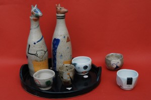 004 Jill Fanshawe Kato Asobi Sake set. Photo Setsuo Kato