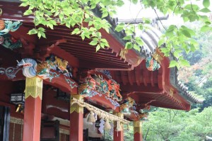 Izusan Jinjya, Atami-shi, Shizuoka (Conserved painted decoration on sculptures and gilt ornamental metal works)